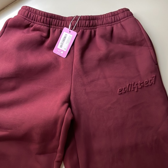 Edikted Maroon Matching Set - Hoodie and Sweatpants - Picture 3 of 8